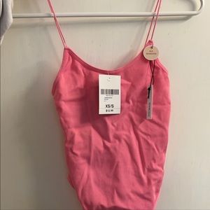 Pink bodysuit!